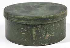 Early Green Painted Pantry Box