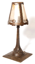 Arts and Crafts Bronze Table Lamp