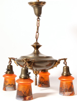 Early 20th Century Hanging Chandelier