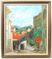 Carl Lewis Pappe (Ohio/Mexico) Oil Painting