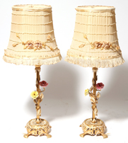 Pair of  Edwardian Vanity Lamps