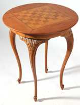 Cherry Victorian Chess Table