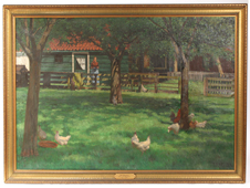 Theodore Albert Breuer (Ohio/France) Oil Painting