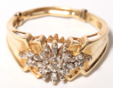 14K Gold-Diamond Ladies Ring