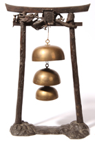 Meiji Period Bronze Hanging Gongs
