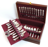 Sterling Silver Flatware Set "English Gadroon" by Gorham