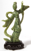 Chinese Carved Jade Figure of Dancer