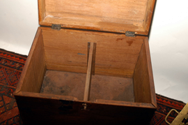 INSIDE OF CHEST ON STAND