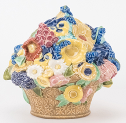 Rookwood Flower Basket by Carrie F. Steinle