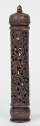Carved Chinese Incense or Scroll Holder