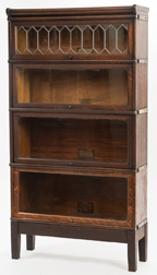 Globe Wernicke Oak Four Stack Bookcase