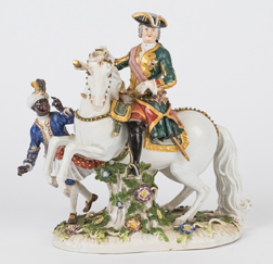 Meissen Equestrian Figure of Frederick The Great