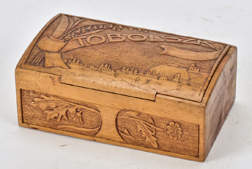 Russian Folk Art Carved Box