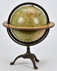 A. Flanagan Co. World Globe in Stand
