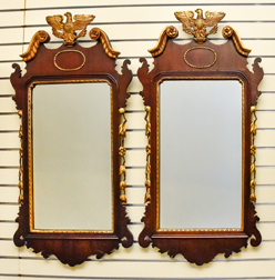 Pair Chippendale Style Mirrors