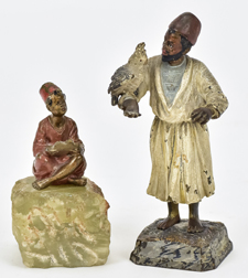 Two Cold Painted Austrian Bronze Figures
