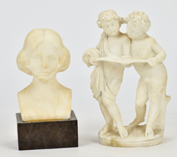 Two Victorian Marble Sculptures