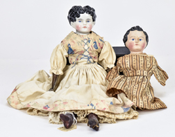 Two Victorian Dolls