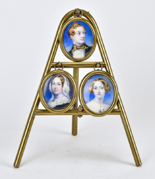 Miniatures of Queen Victoria & Children