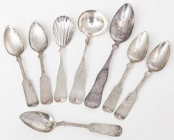 Early Coin Silver Spoons