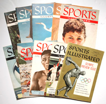 Ten 1950's Issues of Sports Illustrated