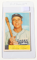 1954 Bowman #58 Pee Wee Reese Card