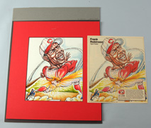 Original Cincinnati Reds Illustration Art - Frank Robinson