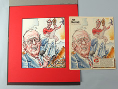 Original Cincinnati Reds Illustration Art - Joe Nuxhall
