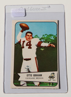1954 Bowman #40 Otto Graham Card