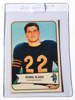 1954 Bowman George Blanda Rookie Card