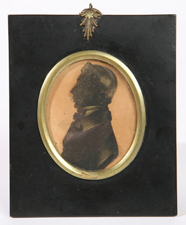 EARLY 19TH CENTURY SILHOUETTE OF GENTLEMAN