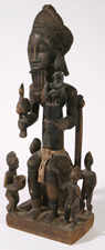 LG. AFRICAN TRIBAL CARVING