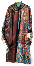 CHINESE IMPERIAL EMBROIDERED SILK ROBE
