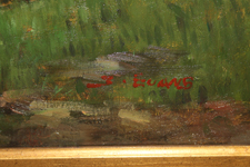 Signature of Evans Painting