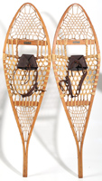 SNOCRAFT NORWAY MAINE WOODEN SNOW SHOES