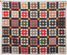 WONDERFUL EARLY PIECED QUILT