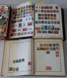 25 ALBUMS OF STAMPS