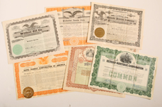 LOT OF EARLY STOCK CERTIFICATES