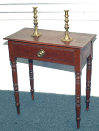 Early One Drawer Stand with Old Red
