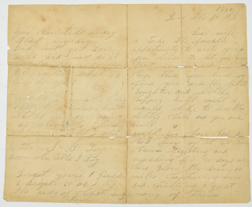 Civil War Soldiers Letter 61st OVI