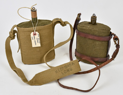 Two WWII British Army Canteens