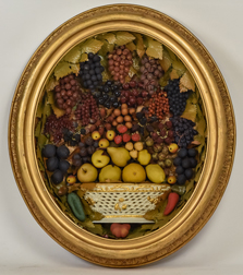  Victorian Shadow Box Fruit Basket