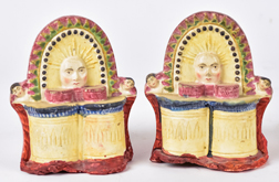 18th Century Staffordshire Mantle Pieces