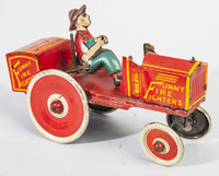 MARX FUNNY FIRE FIGHTERS WINDUP TOY