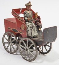 ATTRIBUTED DAYTON FRICTION CO. CAST IRON TOURING AUTOMOBILE