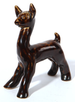 Rookwood Pottery Lamb Paperweight