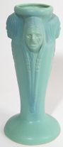 Van Briggle "Three Indian Head" Vase