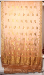 Chinese Gilt Embroidered Silk Panel