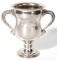 Sterling Presentation Cup to Governor George Hoadly