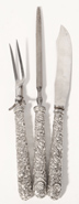 Sterling Kirk & Sons Repousse Carving Set